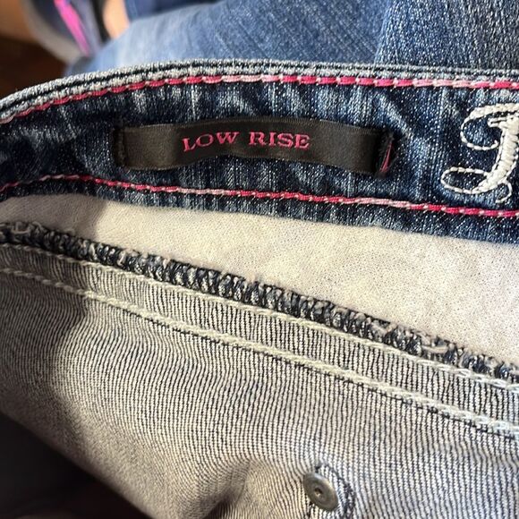 Rock 47 by WRANGLER | Heavy Stitch Western Low Rise Boot Cut Jeans 13/14X34 - Picture 8 of 10